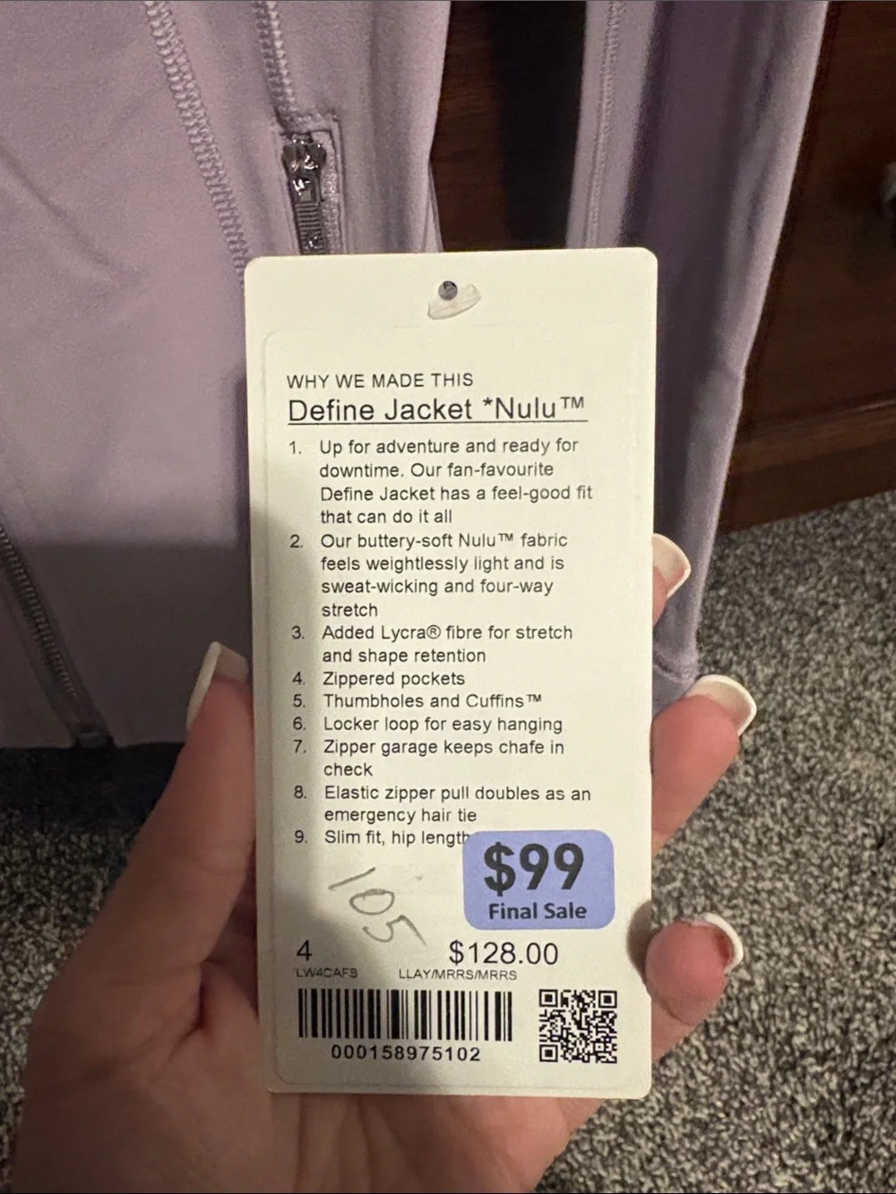 Lululemon Define Jacket Nulu